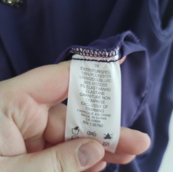 Purple Dress Top - Picture 2 of 2